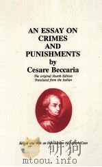 AN ESSAY ON CRIMES AND PUNISHMENTS 1983 PDF电子版封面 082831900X