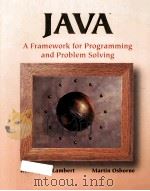 JAVA:A FRAMEWORK FOR PROGRAMMING AND PROBLEM SOLVING（1999 PDF版）