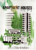 APARTMENT HOUSES 1968 PDF电子版封面