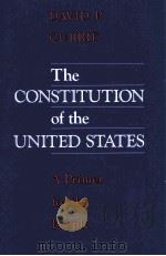 THE CONSTITUTION OF THE UNITED STATES:A PRIMER FOR THE PEOPLE（1988 PDF版）