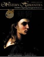 THE WESTERN HUMANITIES THIRD EDITION VOLUME I:BEGINNINGS THROUGH THE RENAISSANCE（1998 PDF版）