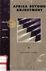 AFRICA BEYOND ADJUSTMENT:POLICY ESSAY NO.15（1994 PDF版）
