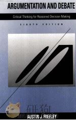 ARGUMENTATION AND DEBATE:CRITICAL THINKING FOR REASONED DECISION MAKING（1993 PDF版）
