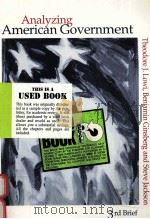 ANALYZING AMERICAN GOVERNMENT BRIEF THIRD EDITION（1994 PDF版）
