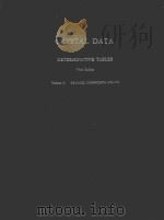 CRYSTAL DATA DETERMINATIVE TABLES THIRD EDITION VOLUME5:ORGANIC COMPOUNDS 1975-1978（1983 PDF版）