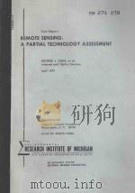 REMOTE SENSING:A PARTIAL TECHNOLOGY ASSESSMENT（1977 PDF版）