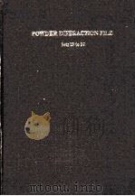 POWDER DIFFRACTION FILE SETS 29 TO 30（1987 PDF版）