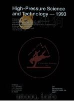 HIGH-PRESSURE SCIENCE AND TECHNOLOGY-1993（1994 PDF版）