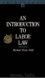 AN INTRODUCTION TO LABOR LAW（1989 PDF版）