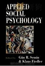 APPLIED SOCIAL PSYCHOLOGY（1996 PDF版）