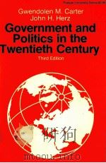 GOVERNMENT AND POLITICS IN THE TWENTIETH CENTURY THIRD EDITION（1973 PDF版）