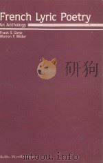 FRENCH LYRIC POETRY 1965 PDF电子版封面