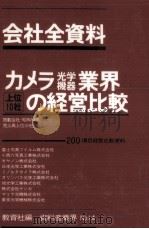 カメラ光学機器業界上位10社の経営比較（1980.08 PDF版）