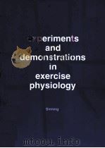EXPERIMENTS AND DEMONSTRATIONS IN EXERCISE PHYSIOLOGY（1975 PDF版）