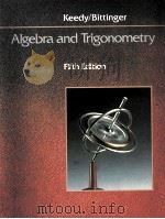 ALGEBRA AND TRIGONOMETRY FIFTH EDITION 1990 PDF电子版封面 0201149958