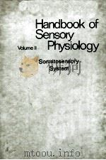 HANDBOOK OF SENSORY PHYSIOLOGY VOLUME II（1973 PDF版）