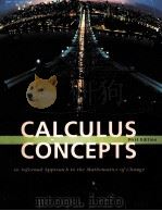 CALCULUS CONCEPTS:AN INFORMAL APPROACH TO THE MATHEMATICS OF CHANGE FIRST EDITION（1998 PDF版）