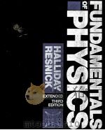 FUNDAMENTALS OF PHYSICS THIRD EDITION EXTENDED 1988 PDF电子版封面 0471819956 DAVID HALLIDAY ROBERT RESNICK