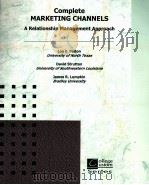 MARKETING CHANNELS:A RELATIONSHIP MANAGEMENT APPROACH 1997 PDF电子版封面 0072534893