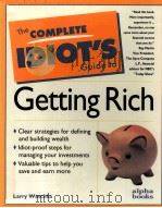 THE COMPLETE IDIOT'S GUIDE TO GETTING RICH 1996 PDF电子版封面 0028613430 LARRY WASCHKA