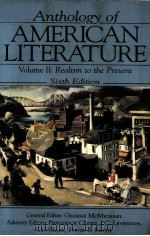 ANTHOLOGY OF AMERICAN LITERATURE SIXTH EDITION VOLUME II REALISM TO THE PRESENT   1997  PDF电子版封面  0133734579   