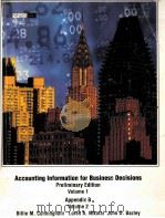 ACCOUNTING INFORMATION FOR BUSINESS DECISIONS PRELIMINARY EDITION VOLUME I 1999 PDF电子版封面 0030460891