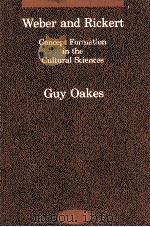 WEBER AND RICKERT:CONCEPT FORMATION IN THE CULTURAL SCIENCES（1988 PDF版）