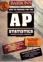 BARRON'S AP STATISTICS ADVANCED PLACEMENT TEST IN STATISTICS 1998 PDF电子版封面 0764102214
