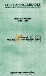 BRITISH PRINTS 1850-1950（1989 PDF版）