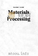 TEACHER'S GUIDS MATERIALS PROCESSING（ PDF版）