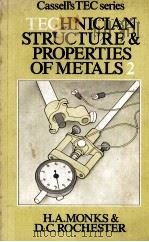 TECHNICIAN STRUCTURE AND PROPERTIES OF METALS 2（1978 PDF版）