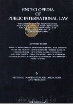 ENCYCLOPEDIA OF PUBLIC INTERNATIONAL LAW 6 1983 PDF电子版封面 0444862374