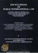 ENCYCLOPEDIA OF PUBLIC INTERNATIONAL LAW 2（1981 PDF版）
