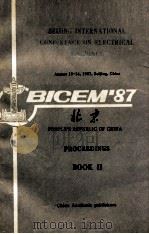 PROCEEDINGS BEIJING INTERNATIONAL CONFERENCE ON ELECTRICAL MACHINES BOOK II（1987 PDF版）
