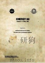 ENERGY 83 TOWARDS AN ENERGY POLICY FOR AUSTRALIA CANBERRA 11-13 MAY 1983 POSITION PAPERS 1983 PDF电子版封面 0858251779