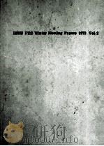 IEEE PES WINTER MEETING PAPERS 1973 VOL.2（1973 PDF版）