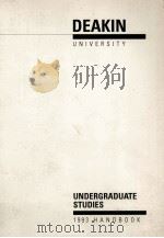 UNDERGRADUATE STUDIES 1993 HANDBOOK（1993 PDF版）