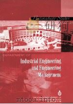 POSTGRADUATE STUDIES 1997-98 DEPARTMENT OF INDUSTRIAL ENGINEERING AND ENGINEERING MANAGEMENT PDF电子版封面