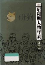 昭和期人物年表 2（1987.10 PDF版）