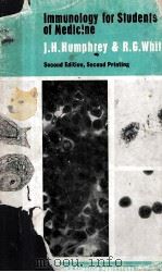 IMMUNOLOGY FOR STUDENTS OF MEDICINE 1963 PDF电子版封面