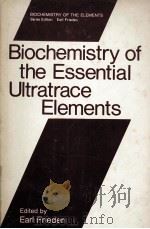 BIOCHEMISTRY OF THE ESSENTIAL UITRATRACE ELEMENTS（1984 PDF版）