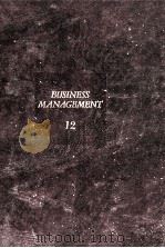 Business Management 12:实践.节税对策 1987.09 PDF电子版封面 谷山治雄著