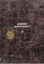 Business Management 32:フアイナンス战略 1987.09 PDF电子版封面 安达勉著