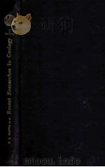 RECENT RESERCHES IN GEOLOGY VOLUME 5（1980 PDF版）