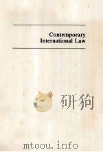 CONTEMPORARY INTERNATIONAL LAW：A CONCISE INTRODUCTION（1979 PDF版）
