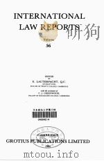 INTERNATIONAL LAW REPORTS VOLUME 56（1980 PDF版）