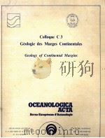 COLLOQUE C 3 GEOLOGIE DES MARGES CONTINENTALES（ PDF版）