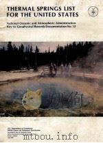 THERMAL SPRINGS LIST FO THE UNITED STATES（1980 PDF版）