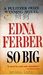 EDNA FERBER SO BIG 1924 PDF电子版封面