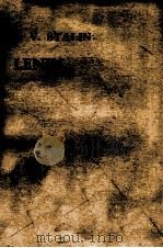 Lenin 1977 PDF电子版封面 J. V. Stalin